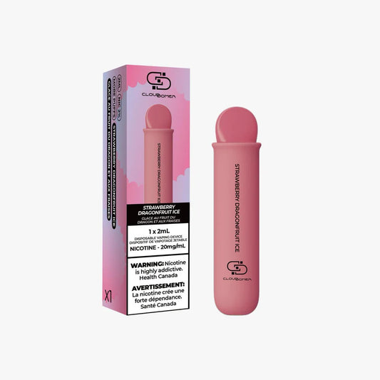 Cloud Domer Disposable - Strawberry Dragon fruit Lychee (10pc/Carton)